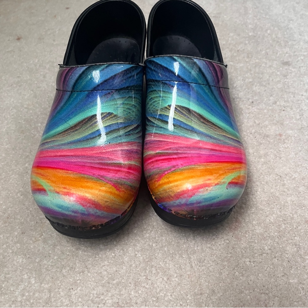 Colorful Dansko Clogs